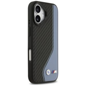 BMW M Carbon Logo MagSafe - dėklas skirtas Apple iPhone 17 blue - Image 4