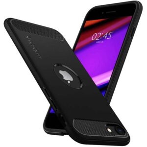 Spigen Rugged Armor - Case Apple iPhone SE 2022 / SE 2020 / 8 / 7 Black - Image 1