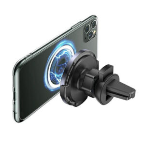 USAMS US-CD164 - Car holder with 15W inductive charger (Black) - Image 3