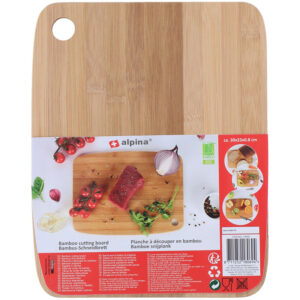 Alpina - Cutting board in bamboo wood 30x23 cm - Image 2