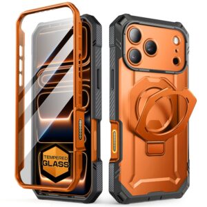 SUPCASE UB GRIP Pro Mag MagSafe dėklas telefonui Apple iPhone 17 Pro Max skaidrus/CORAL - Image 2