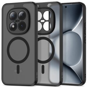 Tech-Protect MagMat MagSafe Xiaomi Poco M8 Pro / Redmi Note 15 Pro+ Plus 5G matinės juodos spalvos