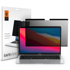 Apsauginė plėvelė su privatumo filtru Spigen SAFE VIEW MacBook Air 13 M2 / M3 / M4 / 2023-2025 PRIVACY