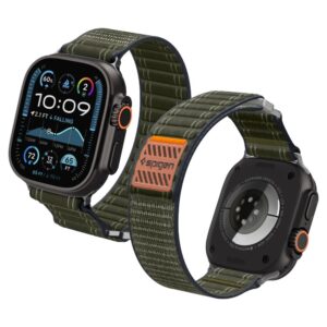Spigen WBF0 apyrankė Apple Watch 8 / 9 / 10 / 11 / SE / Ultra (44 / 45 / 46 / 49 mm) žalios spalvos