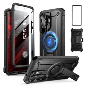 SupCase Unicorn Beetle Pro MAG MagSafe 2-set Samsung Galaxy S26 Ultra dėklas juodos spalvos