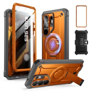SupCase Unicorn Beetle Pro MAG MagSafe 2-set Samsung Galaxy S26 Ultra dėklas Coral