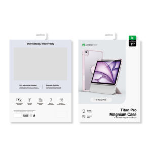AmazingThing Titan Pro Mag dėklas skirtas Apple iPad Air M3 11" - rožinės spalvos - Image 6