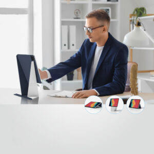 AmazingThing Matte Pro Mag Case with Stand for Apple iPad Air M3 13" - Blue - Image 7