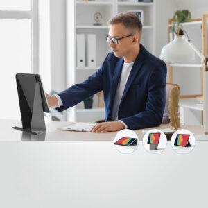 AmazingThing Matte Pro Mag Case with Stand for Apple iPad Air M3 13" - juodos spalvos - Image 8