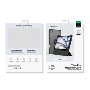 AmazingThing Titan Pro Mag dėklas skirtas Apple iPad 11" 2025 - juodos spalvos - Image 8