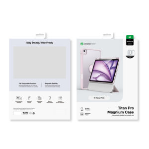 AmazingThing Titan Pro Mag dėklas skirtas Apple iPad 11" 2025 - rožinės spalvos - Image 7