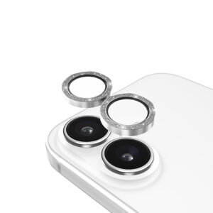 Case-Mate Aluminum Ring Lens Protector - Protective Glass for iPhone 16 / iPhone 16 Plus Camera Lens (Twinkle)