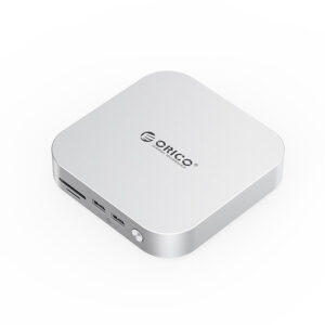 Orico MiniLink 9-in-1 Docking Station with M.2 SSD Hard Drive Bay - sidabro spalvos
