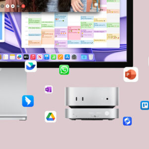 Orico MiniLink 9-in-1 Docking Station with M.2 SSD Hard Drive Bay - sidabro spalvos - Image 5