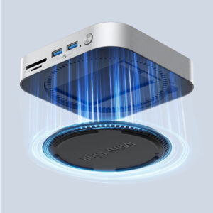 Orico MiniLink 9-in-1 Docking Station with M.2 SSD Hard Drive Bay - sidabro spalvos - Image 9