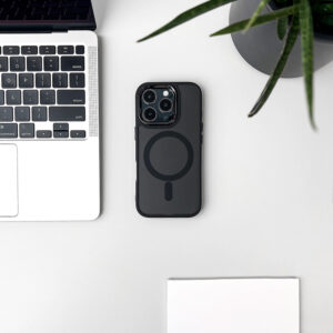 MagSafe Compatible Fashion dėklas skirtas Samsung Galaxy A37 - juodos spalvos - Image 3