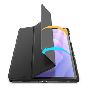 Dux Ducis Toby Armored Flip dėklas skirtas Samsung Galaxy Tab A11 Plus/A9 Plus - juodos spalvos - Image 9
