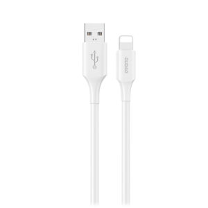 Dudao L2sL USB-A - Lightning 6A Cable 1.2m - baltos spalvos