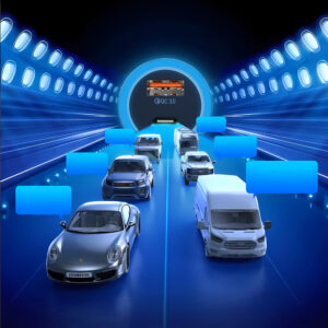 Dudao R4Ultra 120W Power Delivery Quick Charge LED automobilinis įkroviklis USB-A USB-C - Gray - Image 6