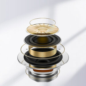 Dudao X14+ laidinės į ausis įkišamos ausinės su Lightning jungtimi 1.2m - baltos spalvos - Image 5