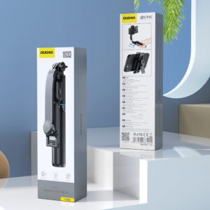 Selfie stick Dudao F18S 4-in-1 foldable tripod su remote control - juodos spalvos - Image 8