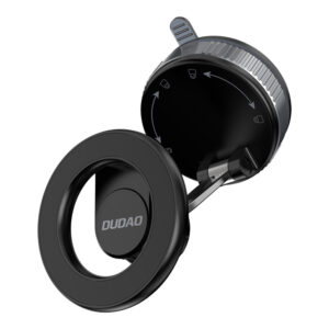 Dudao F24X MagSafe Compatible automobilinis laikiklis su Suction Cup - juodos spalvos - Image 3
