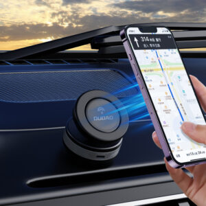 Dudao F24MAX automobilinis laikiklis su 15W belaidis įkrovimas, MagSafe Compatible, su Automatic Suction Cup - juodos spalvos - Image 8