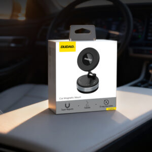 Dudao F24PRO MagSafe Compatible automobilinis laikiklis su Suction Cup for Windshield or Dashboard - juodos spalvos - Image 7