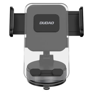 Dudao F24PLUS automobilinis laikiklis su Suction Cup for Dashboard - juodos spalvos - Image 2