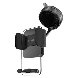 Dudao F24PLUS automobilinis laikiklis su Suction Cup for Dashboard - juodos spalvos - Image 3