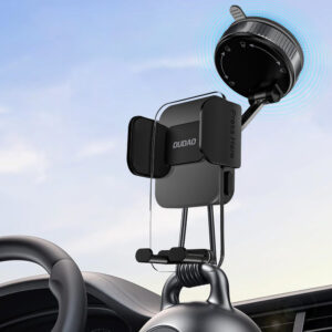 Dudao F24PLUS automobilinis laikiklis su Suction Cup for Dashboard - juodos spalvos - Image 5