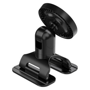 Dudao F25 MagSafe-compatible car mount for dashboard or windshield - juodos spalvos - Image 3