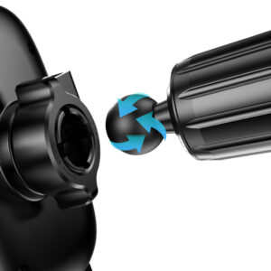 Dudao F5N+ gravity car holder su suction cup for windshield or dashboard - juodos spalvos - Image 7