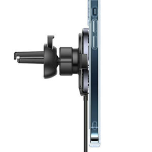 USAMS US-CD164 - Car holder with 15W inductive charger (Black) - Image 4