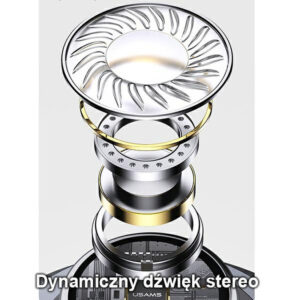 USAMS EP-46 - 3.5 mm stereo jack headphones Black - Image 4