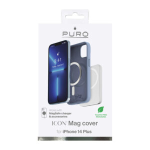 PURO ICON MAG - dėklas skirtas Apple iPhone 14 Max MagSafe Sierra Blue - Image 4