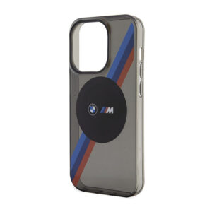 BMW Tricolor Stripes MagSafe - dėklas skirtas Apple iPhone 14 Pro Max Grey - Image 6