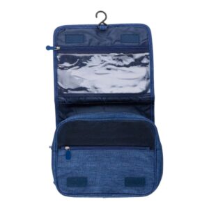 Dunlop – Travel Toiletry Bag with Hanging Hook 25x20x10 cm (Navy Blue) - Image 2