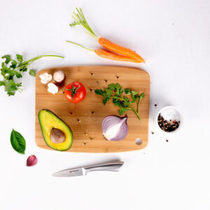 Alpina - Cutting board in bamboo wood 30x23 cm - Image 4