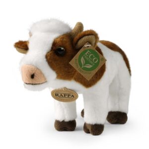 Rappa - Plush Realistic Toy Cow 23 cm Eco-Friendly