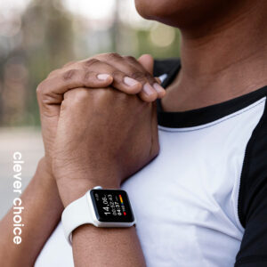 Crong Liquid – apyrankė skirta Apple Watch 38/40/41/42 mm white - Image 4