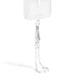 Case-Mate Link Chain Phone Wristlet - Universal lanyard Silver Pearl - Image 2