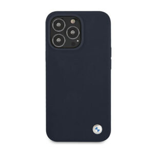 BMW Silicone Signature Llogo - dėklas skirtas Apple iPhone 13 Pro Max Navy Blue - Image 3