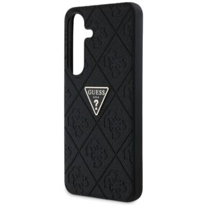 Guess Hot Stamp 4G Pattern Triangle Metal Logo - dėklas skirtas Samsung Galaxy S25 black - Image 6