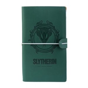 Harry Potter - Slytherin leather travel notebook 12x19.6 cm Green