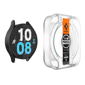 Spigen GLAS.TR EZ FIT 2-Pack - Tempered glass for Samsung Galaxy Watch 6 40 mm (2 pcs) - Image 4
