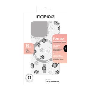 Incipio Forme MagSafe - dėklas Apple iPhone 16 Pro Ditzy Floral Silver - Image 4