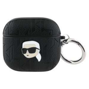 Karl Lagerfeld Monogram Karl Head - AirPods 4 Case (black) - Image 1