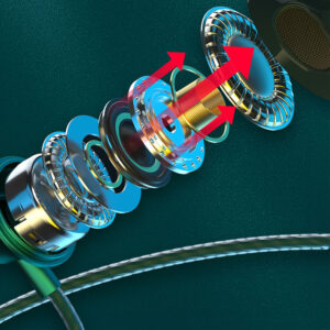 WEKOME YB08 Blackin Series - HiFi USB-C Wired Headphones Tarnish - Image 5