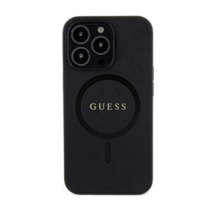 Guess Saffiano MagSafe - dėklas skirtas Apple iPhone 13 Pro Max black - Image 3